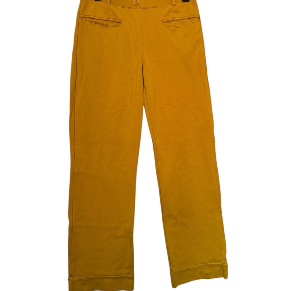 Betabrand mustard Yellow Pants S